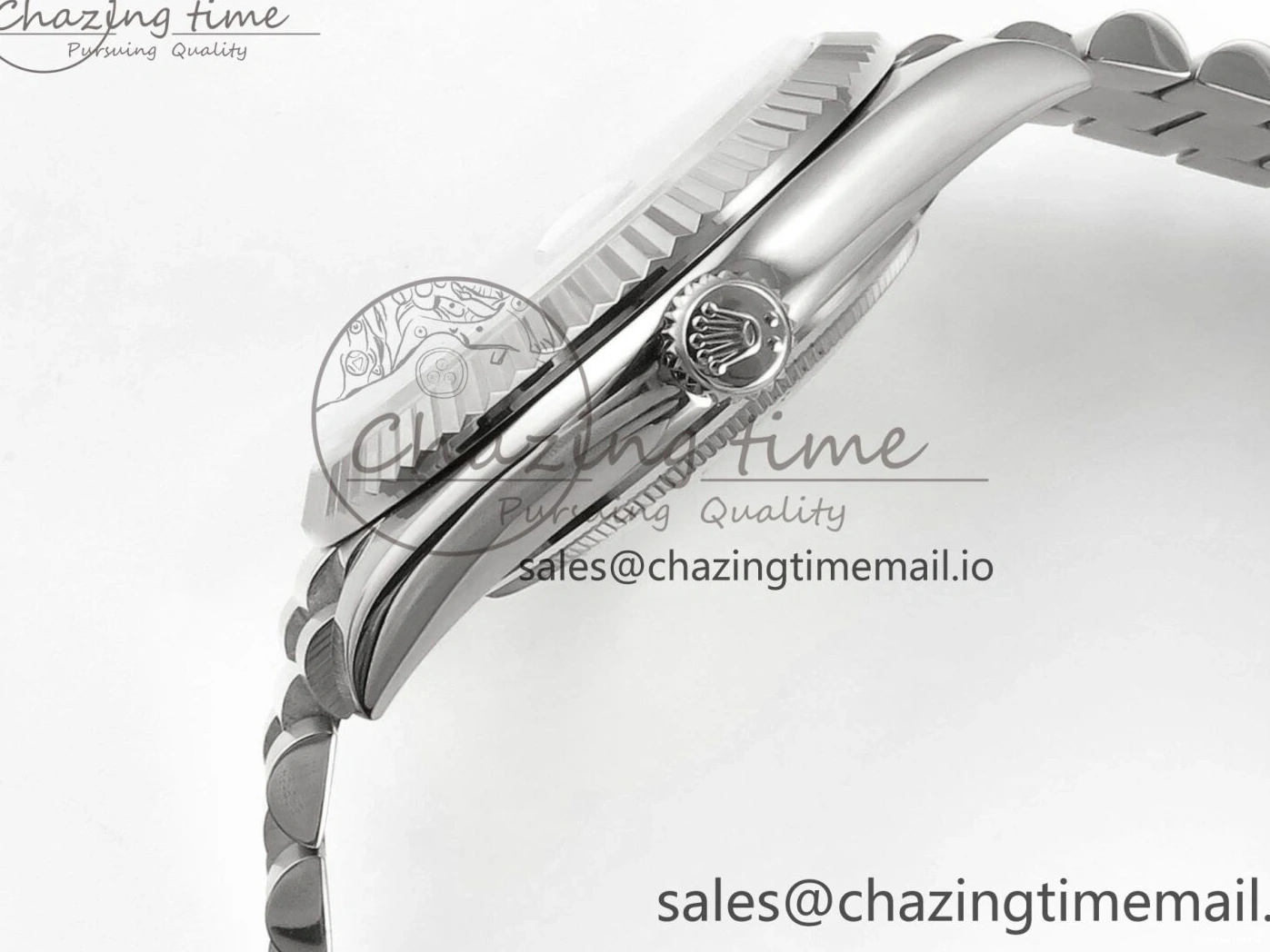 0126 Day Date 128239 36mm SS KF 1:1 Best Edition Black Dial Stick Marker On President Bracelet A2836 (Gain Weight) ZipUp 640